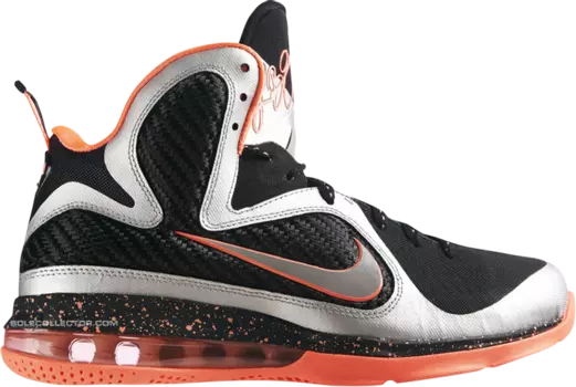 Кроссовки Nike LeBron 9 'Bright Mango', серебряный