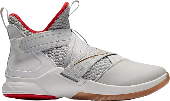 Кроссовки Nike LeBron Soldier 12 'Light Bone', серебряный