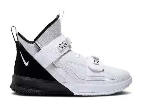 Кроссовки Nike LEBRON SOLDIER 13 ESSENTIAL 'WHITE BLACK', белый