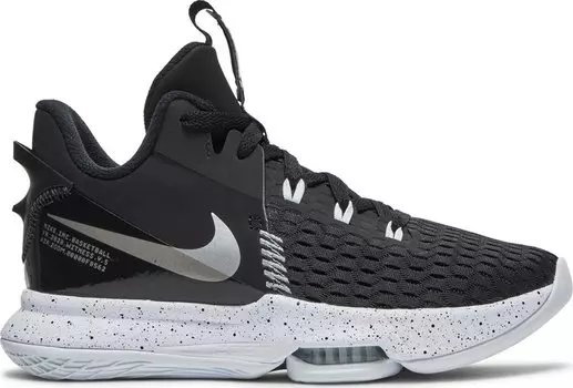 Кроссовки Nike LeBron Witness 5 'Black Metallic Silver', черный