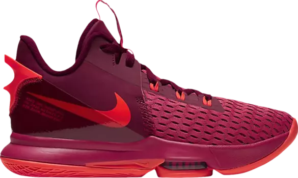 Кроссовки Nike LeBron Witness 5 EP 'Gym Red Crimson', красный