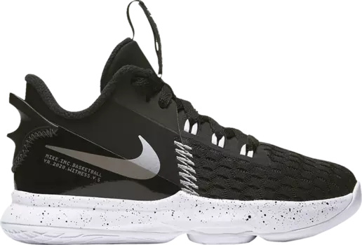 Кроссовки Nike LeBron Witness 5 PS 'Black Metallic Silver', зеленый