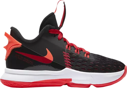 Кроссовки Nike LeBron Witness 5 PS 'Bred', черный