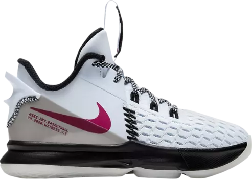 Кроссовки Nike LeBron Witness 5 PS 'Football Grey Fireberry', серый