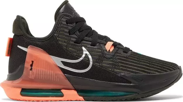 Кроссовки Nike LeBron Witness 6 'Black Sequoia Crimson Pulse', черный