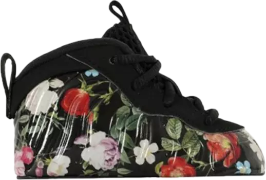 Кроссовки Nike Little Posite CB 'Floral', черный