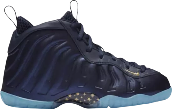 Кроссовки Nike Little Posite One PS 'Gold Stars', синий