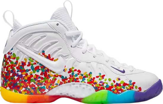 Кроссовки Nike Little Posite Pro GS 'Fruity Pebbles', белый