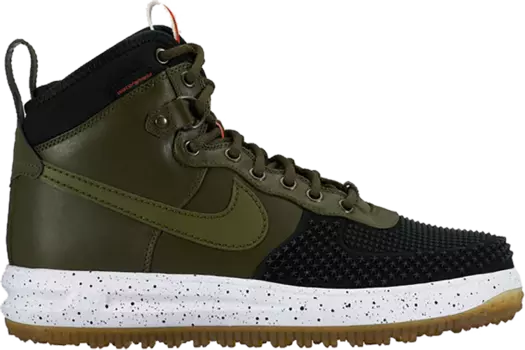 Кроссовки Nike Lunar Force 1 Duckboot 'Black Dark Loden', зеленый