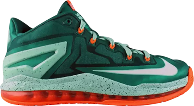 Кроссовки Nike Max LeBron 11 Low 'Biscayne', зеленый