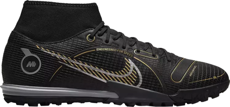 Кроссовки Nike Mercurial Superfly 8 Academy TF 'Shadow Pack', черный