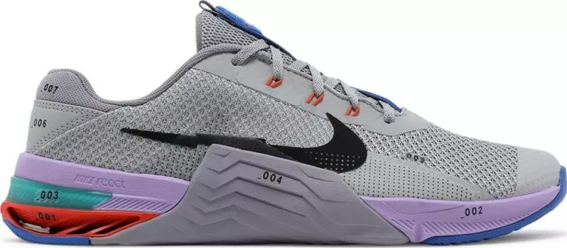 Кроссовки Nike Metcon 7 'Light Smoke Grey Violet Haze', серый