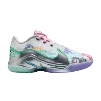 Кроссовки Nike Monopoly x LeBron 22 QS GS Currency, разноцветный