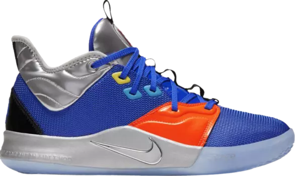 Кроссовки Nike NASA x PG 3 EP 'Clipper Blue', серебряный