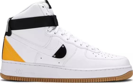 Кроссовки Nike NBA x Air Force 1 High '07 LV8 'White University Gold', белый