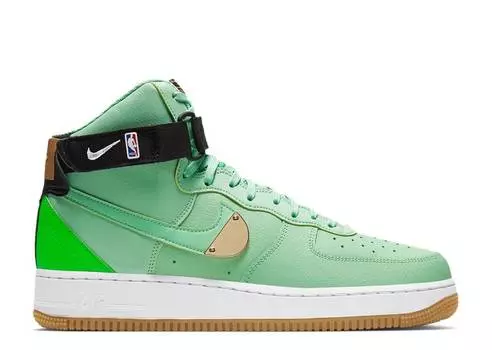 Кроссовки Nike NBA X AIR FORCE 1 HIGH 'CELTICS', зеленый