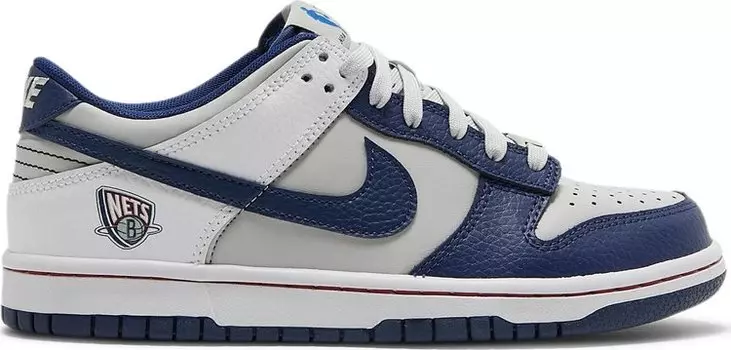Кроссовки Nike NBA x Dunk Low EMB GS '75th Anniversary - Nets', белый