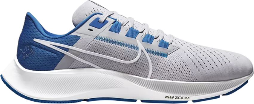 Кроссовки Nike NFL x Air Zoom Pegasus 38 'Detroit Lions', серый