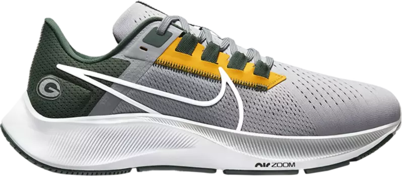 Кроссовки Nike NFL x Air Zoom Pegasus 38 'Green Bay Packers', серый
