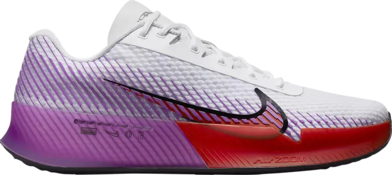 Кроссовки Nike NikeCourt Air Zoom Vapor 11 'White Picante Fuchsia', белый