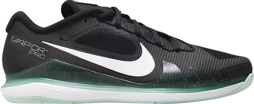 Кроссовки Nike NikeCourt Air Zoom Vapor Pro 'Black Mint Foam', черный