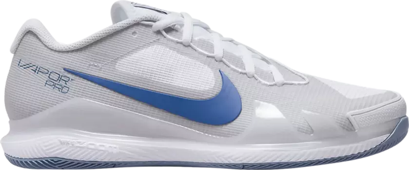 Кроссовки Nike NikeCourt Air Zoom Vapor Pro 'White Mystic Navy', черный