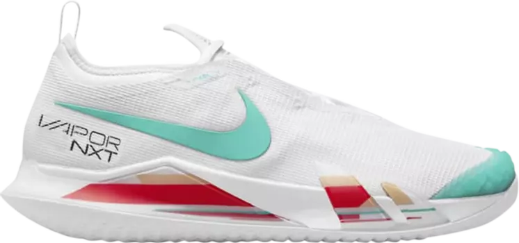 Кроссовки Nike NikeCourt React Vapor NXT 'White Washed Teal Red', белый