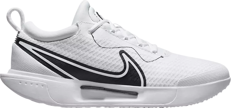 Кроссовки Nike NikeCourt Zoom Pro HC 'White Black', белый