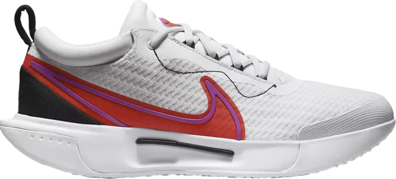 Кроссовки Nike NikeCourt Zoom Pro HC 'White Picante Red', белый