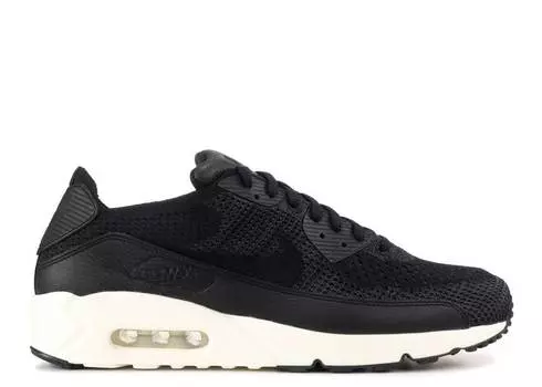 Кроссовки Nike NIKELAB AIR MAX 90 FLYKNIT 'BLACK SAIL', черный