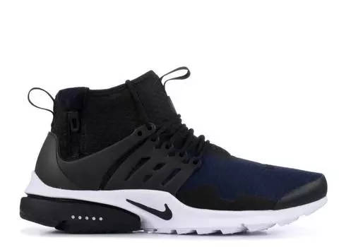 Кроссовки Nike NIKELAB AIR PRESTO MID SP 'OBSIDIAN', черный
