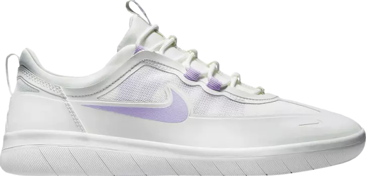 Кроссовки Nike Nyjah Free 2 SB 'Summit White Lilac', белый