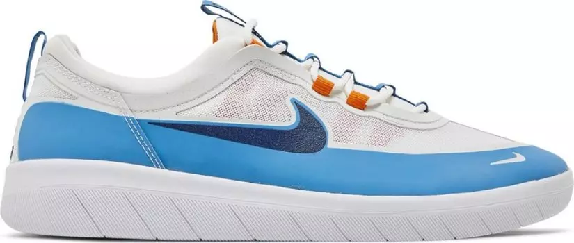 Кроссовки Nike Nyjah Free 2 SB 'White Dutch Blue', белый