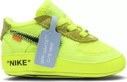 Кроссовки Nike Off-White x Air Force 1 Low CB 'Volt', желтый