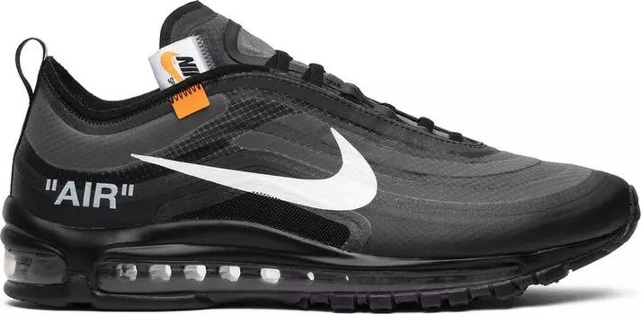 Кроссовки Nike Off-White x Air Max 97 'Black', черный