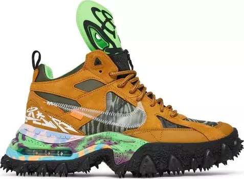 Кроссовки Nike Off-White x Air Terra Forma 'Wheat', загар