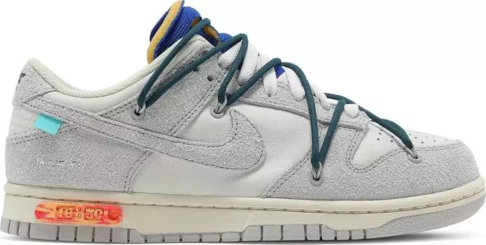 Кроссовки Nike Off-White x Dunk Low 'Lot 16 of 50', белый
