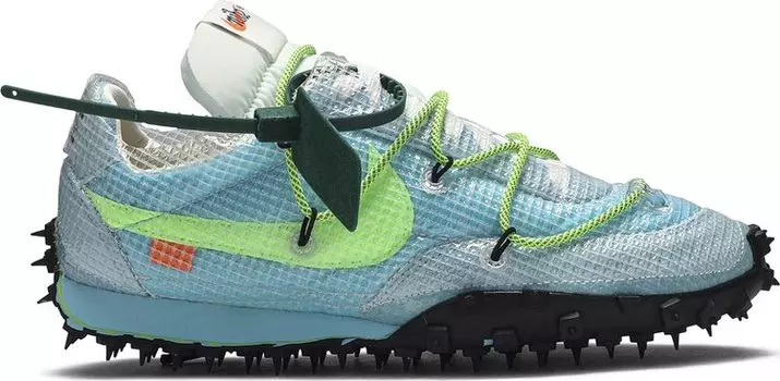 Кроссовки Nike Off-White x Wmns Waffle Racer 'Vivid Sky', синий