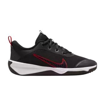 Кроссовки Nike Omni Multi-Court GS Black Gym Red, черный