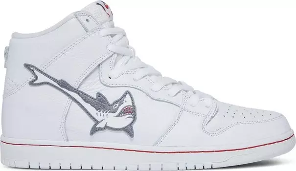 Кроссовки Nike Oski x Dunk High SB 'Great White Shark', белый