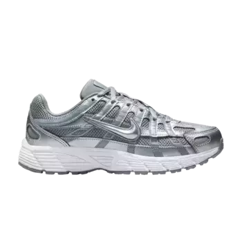 Кроссовки Nike P-6000 GS Metallic Cool Grey, серый