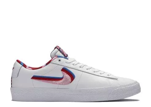 Кроссовки Nike PARRA X BLAZER LOW GT SB QS, белый