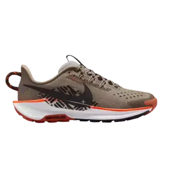 Кроссовки Nike Pegasus Trail 5 GS Khaki Hyper Crimson, коричневый