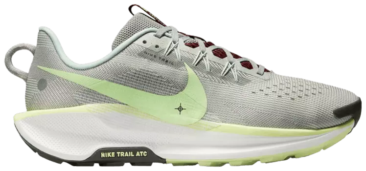 Кроссовки Nike Pegasus Trail 5 'Light Silver Barely Volt', зеленый