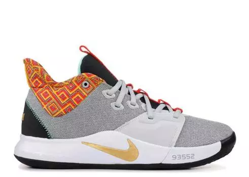 Кроссовки Nike PG 3 'BLACK HISTORY MONTH', платиновый
