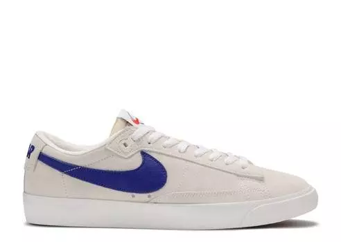 Кроссовки Nike POLAR SKATE CO X BLAZER LOW SB QS 'SUMMIT WHITE DEEP ROYAL', белый