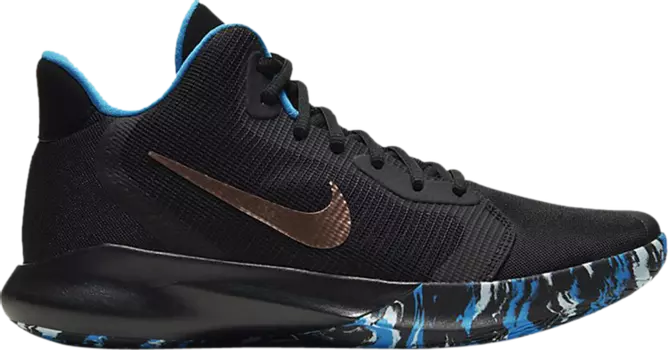 Кроссовки Nike Precision 3 'Blue Camo Sole', черный