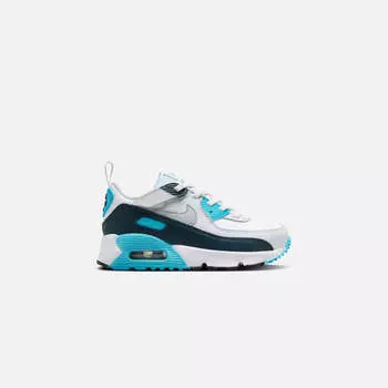 Кроссовки Nike PS Air Max 90 Easyon, цвет White/Wolf Grey/Baltic Blue