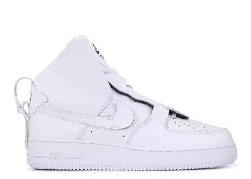 Кроссовки Nike PSNY X AIR FORCE 1 HIGH 'TRIPLE WHITE', белый