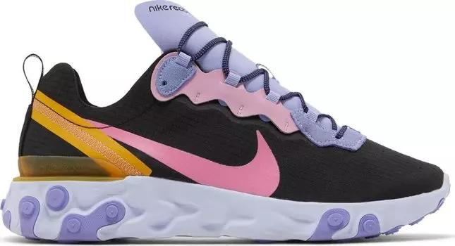 Кроссовки Nike React Element 55 'Black Palest Purple', черный